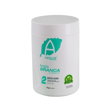 Argila Branca Máscara Profissional - 1l
