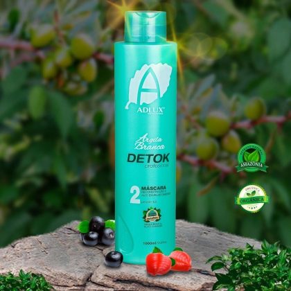 Argila Branca Detok Máscara Profissional - 1l